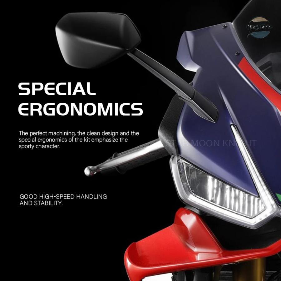 並行輸入品 rsv4 aprilia バイク リップ ハンドル tuono v4 rs250 rsv1000r バー 調整可能 カスタムパーツ 部品 アクセサリーの画像