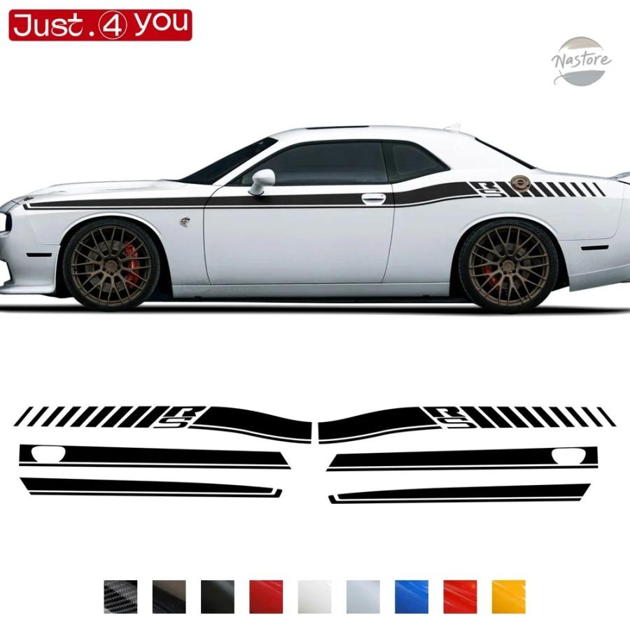 並行輸入品 ダッジ チャレンジャー 2008 2023 rs 体サイドアクセント
