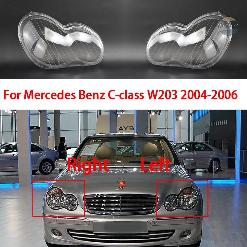 並行輸入品 メルセデスベンツ Cクラス W203 車用ヘッドライトカバー 