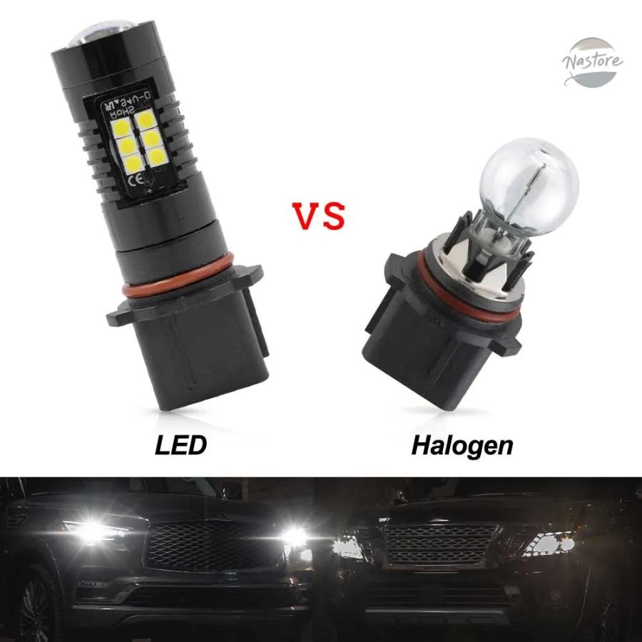 並行輸入品 アウディ psx26w フォグランプ 2x sh23w 12277 led drl デイタイム ランニング カスタムパーツ 部品 ...