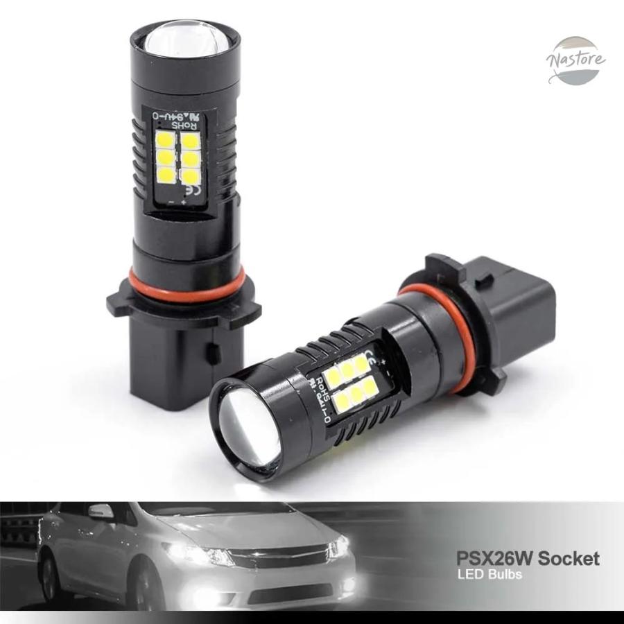並行輸入品 アウディ psx26w フォグランプ 2x sh23w 12277 led drl デイタイム ランニング カスタムパーツ 部品 ...