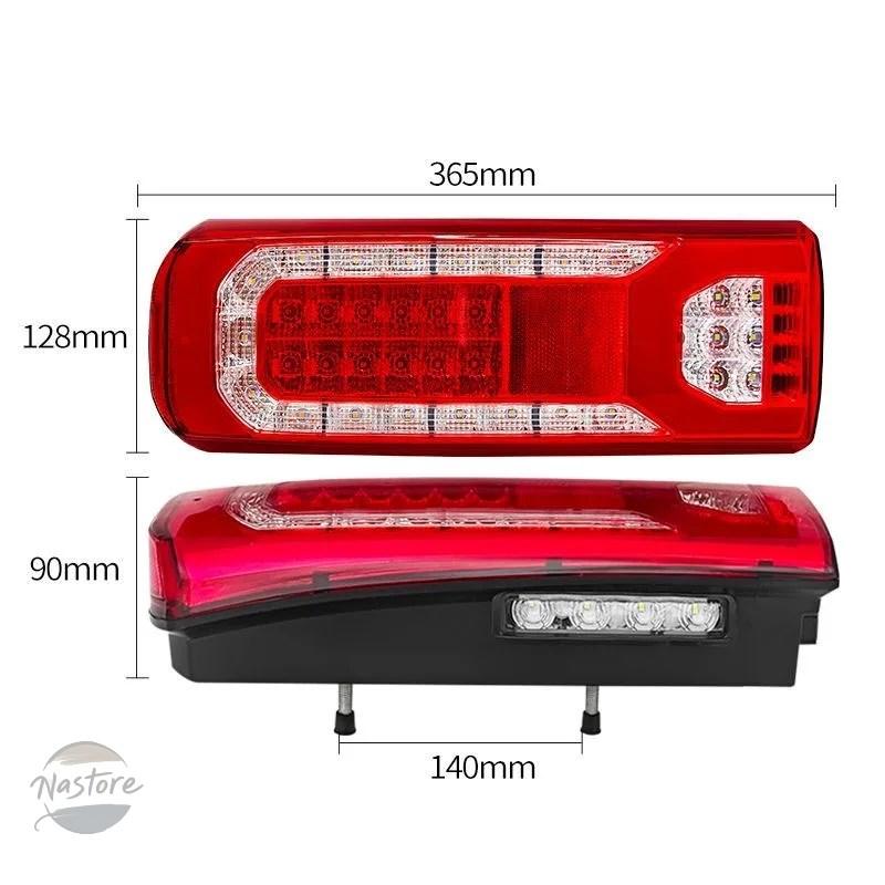 24vヨーロピアンカーゴテールランプLED 並行輸入品 メルセデスベンツトラック用 24V LEDトラックテールランプ