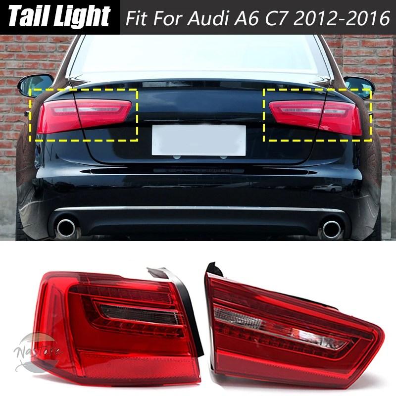 並行輸入品 アウディ A6 C7 2012-2016 車用 LED テールランプ