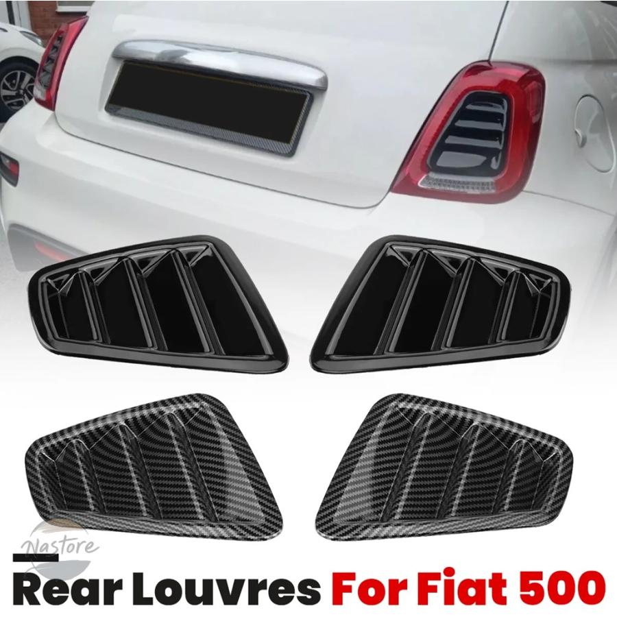 並行輸入品 フィアット500アバルト595 2016-2024用 ABS カーボン