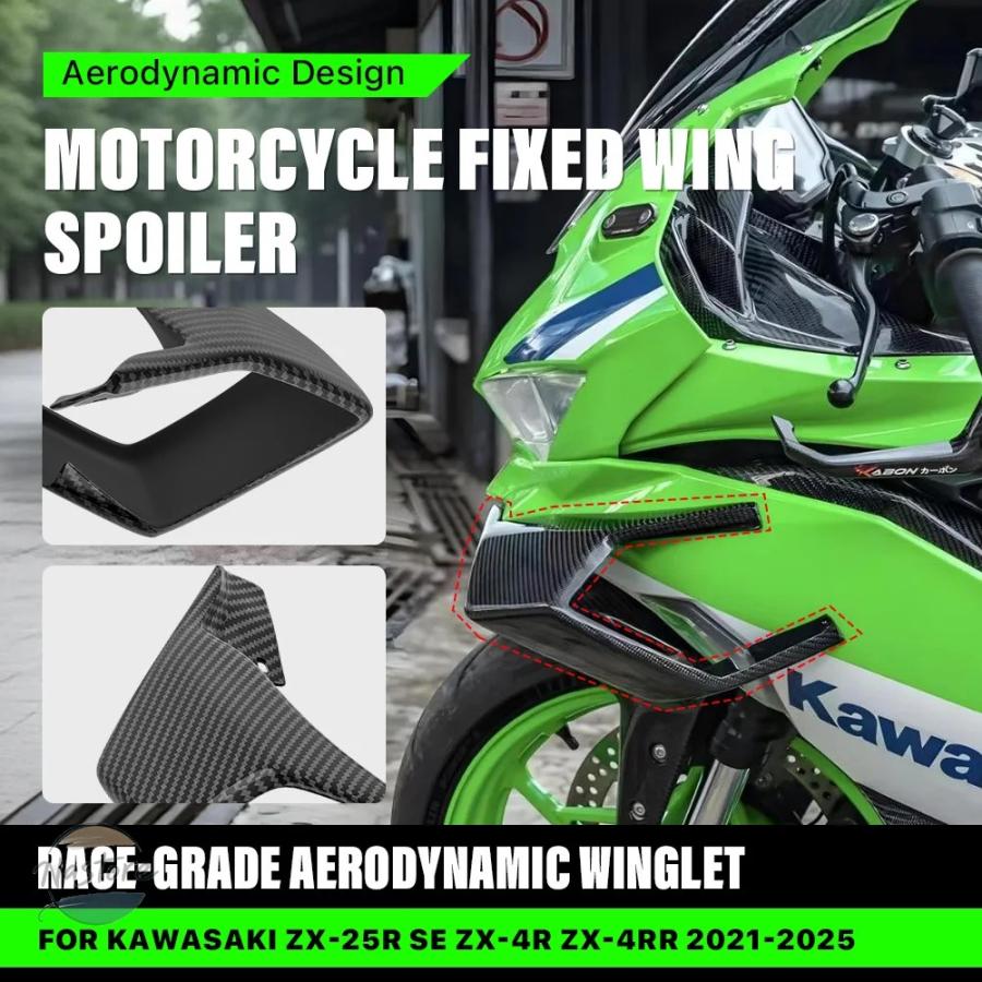 並行輸入品 zx-4rr zx-25r カワサキ ウィングレット カスタムパーツ