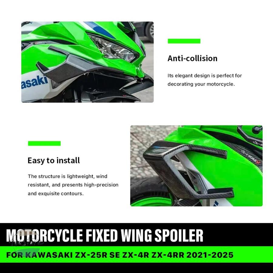 並行輸入品 zx-4rr zx-25r カワサキ ウィングレット カスタムパーツ