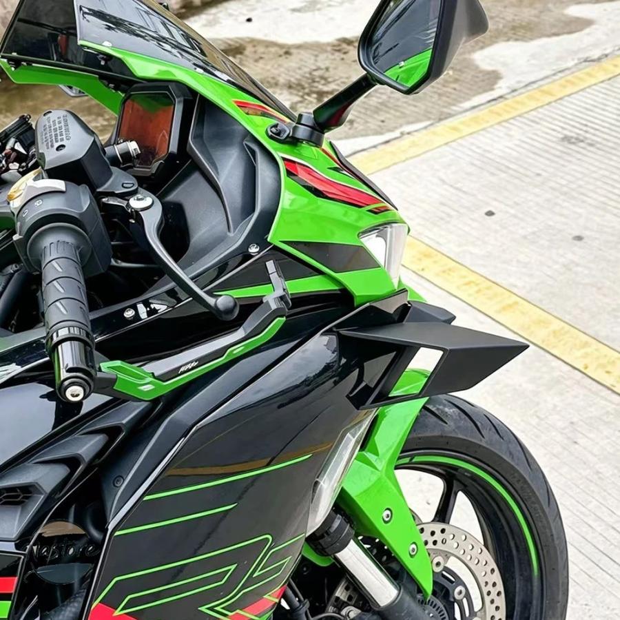 れは 並行輸入品 zx-25r zx-4r カワサキ ウィングレット カスタムパーツ