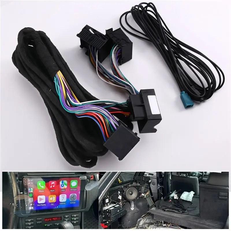 並行輸入品 e46 e39 x5 m3 BMW カスタムパーツ アクセサリー ピン メートル 配線 ハーネス e38 e53 android ヘッドユニット ラジオ fakra アンテナ 電源 | ブランド登録なし | 03
