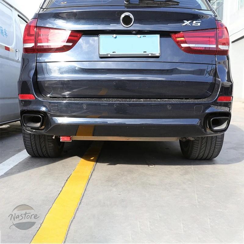 並行輸入品 f15 f16 x5 x6 BMW マフラー カスタムパーツ アクセサリー カバー テール 出力 トリム スポーツ バージョン | ブランド登録なし | 08