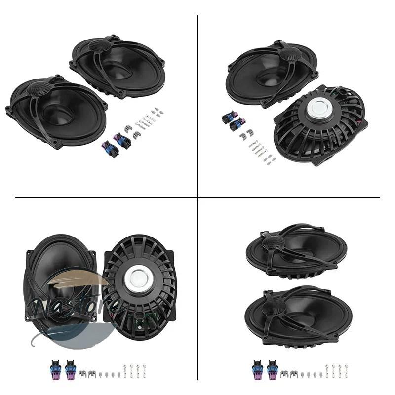 並行輸入品 バイク スピーカー サドルバッグリッド 5インチ x 7インチ カスタムパーツ 部品 アクセサリー_5