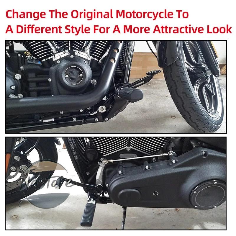 並行輸入品 バイク キット ペグ linkage レバー ハーレー ソフテイルストリートボブ ローライダー fxlr fxbb fxst 18 21 フル転送制御 カスタムパーツ 部品_1