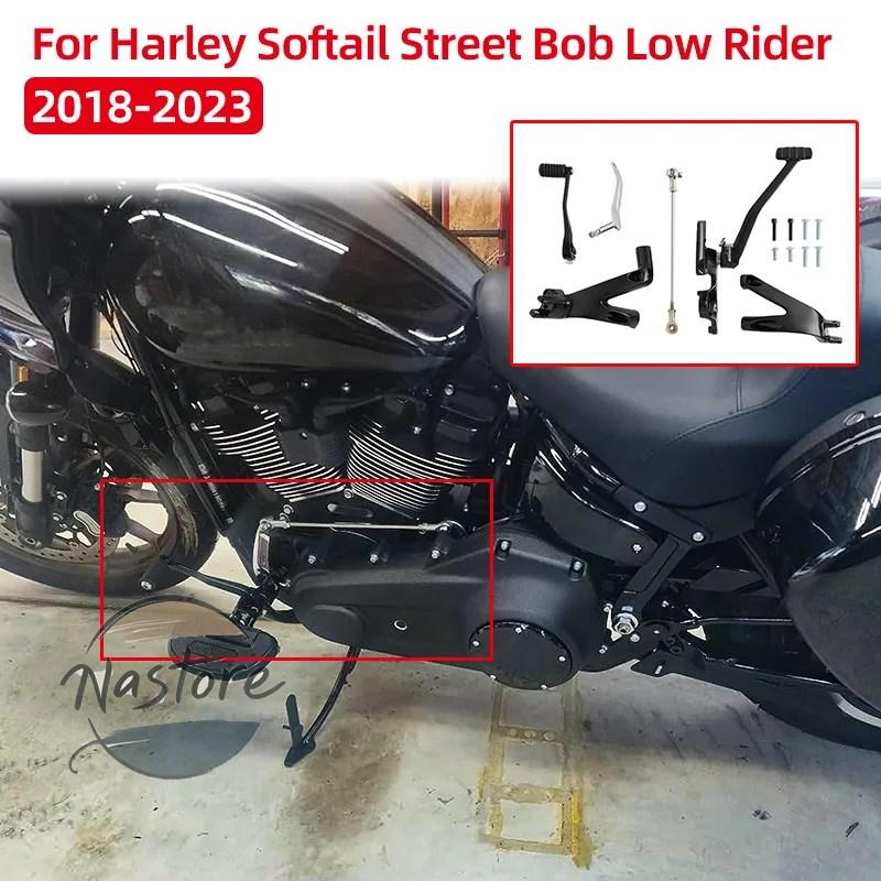 並行輸入品 バイク キット ペグ linkage レバー ハーレー ソフテイルストリートボブ ローライダー fxlr fxbb fxst 18 21 フル転送制御 カスタムパーツ 部品_3