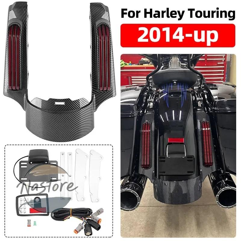 並行輸入品 バイク フェンダー リア エクステンション led ハーレー ツーリング エレクトラ ストリートグライド fltrx flhr ultra カスタムパーツ 部品_2