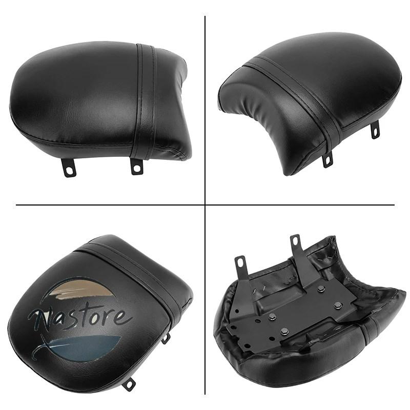 並行輸入品 バイク リア 2003 2017 トライアンフ革製クッション ビーガスキングピン ハイボール 黒 カスタムパーツ 部品 アクセサリー_5