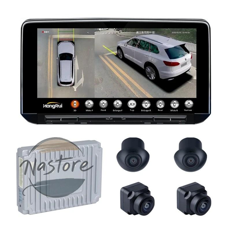 車　バックカメラ　360°パーキングカメラ　カー用品 並行輸入品 360度パノラマカメラ hd dvrサラウンドビュー バードビュー