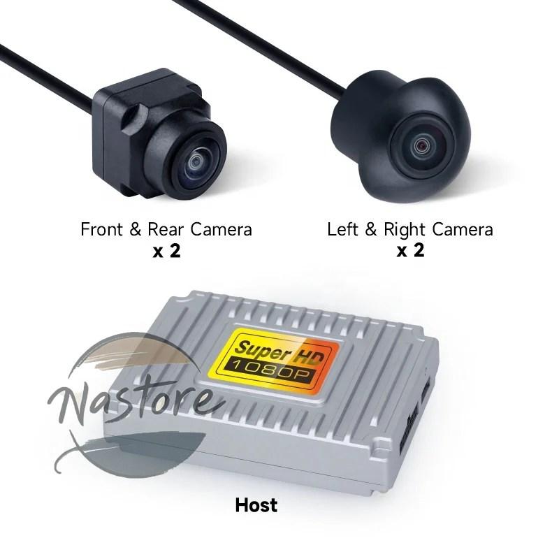 車　バックカメラ　360°パーキングカメラ　カー用品 並行輸入品 360度パノラマカメラ hd dvrサラウンドビュー バードビュー