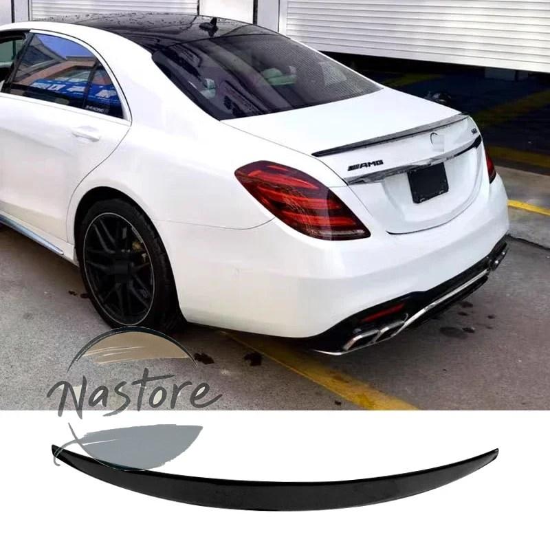 並行輸入品 w222 ベンツ スポイラー リア 黒 テールフィン s クラス