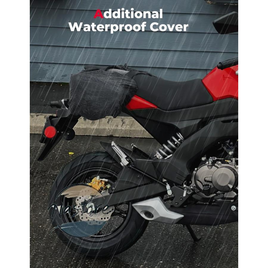並行輸入品 msx125 ホンダ honda バイク カバー サドルバッグサイド