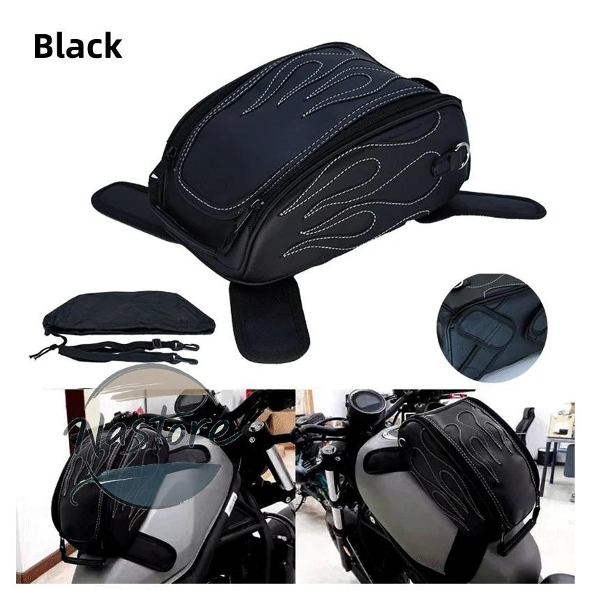 並行輸入品 バイク 汎 タンクバッグ 磁気サドルバッグ ダブルユース puレザー カスタムパーツ 部品 アクセサリー_6