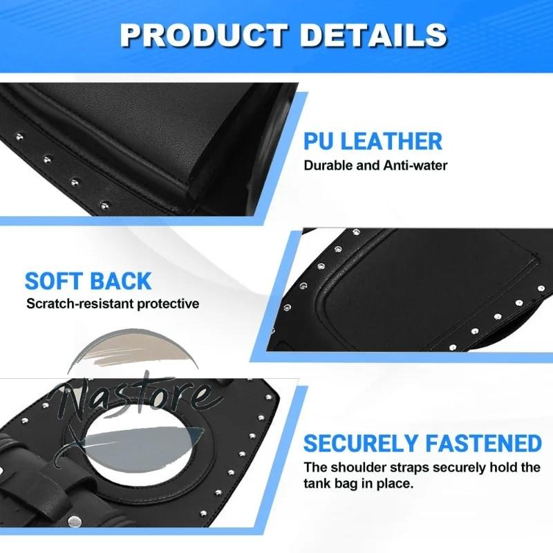 並行輸入品 バイク カバー puレザー タンク 収納バッグ ハーレー
