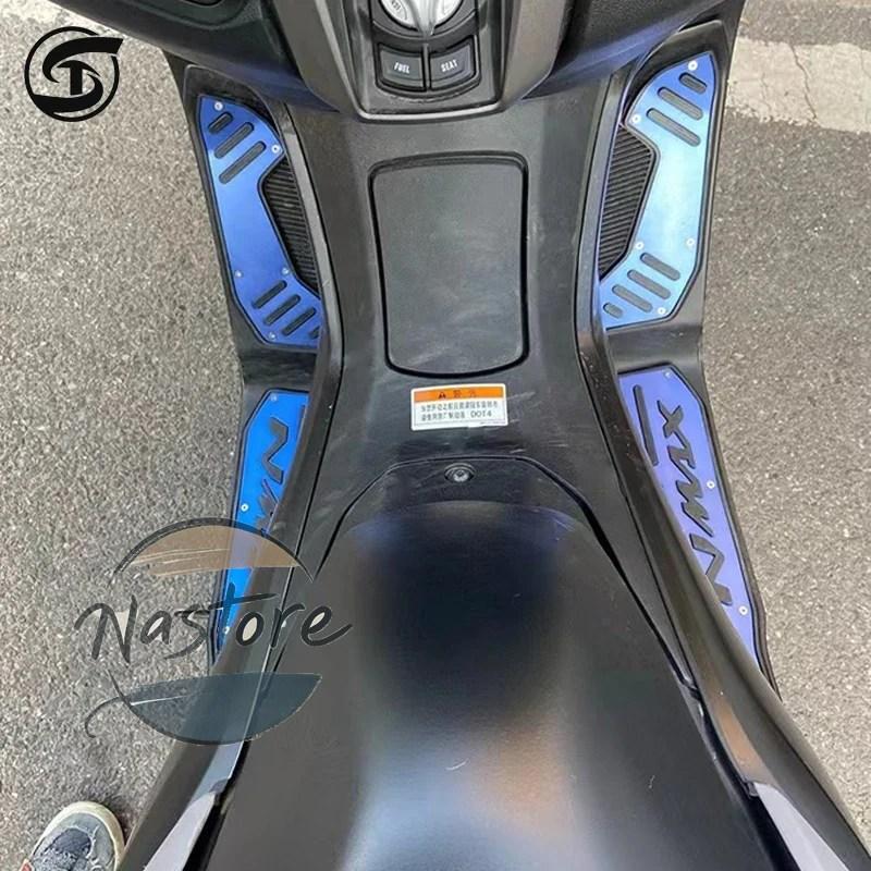 並行輸入品 ヤマハ バイク nmax155 nmax125 125 2020-24 改良フットレスト 合金+ゴム カスタムパーツ 部品 アクセサリー_6