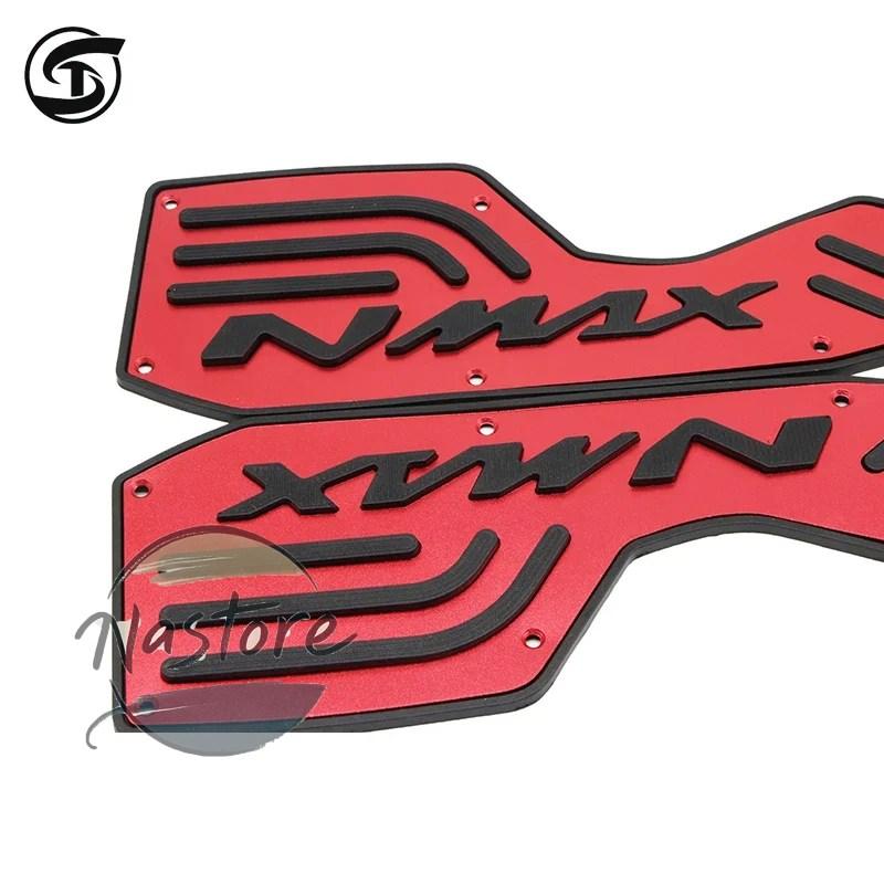 並行輸入品 ヤマハ バイク nmax155 nmax125 125 2020-24 改良フットレスト 合金+ゴム カスタムパーツ 部品 アクセサリー_8