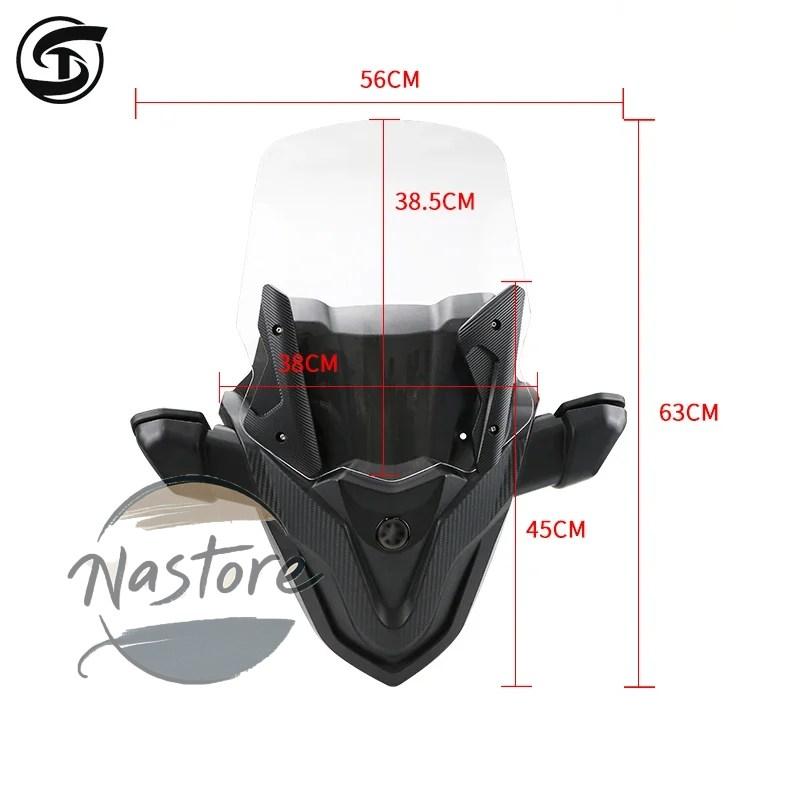 並行輸入品 ヤマハ バイク カスタム 部品 カスタムパーツ アクセサリー nmax155 nmax125 nmax150 125 2020-2024 風防バックミラー一体型の画像