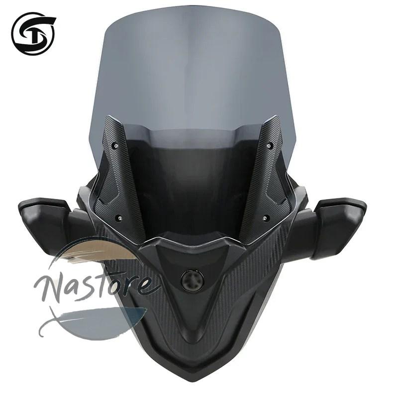 並行輸入品 ヤマハ バイク カスタム 部品 カスタムパーツ アクセサリー nmax155 nmax125 nmax150 125 2020-2024 風防バックミラー一体型の画像