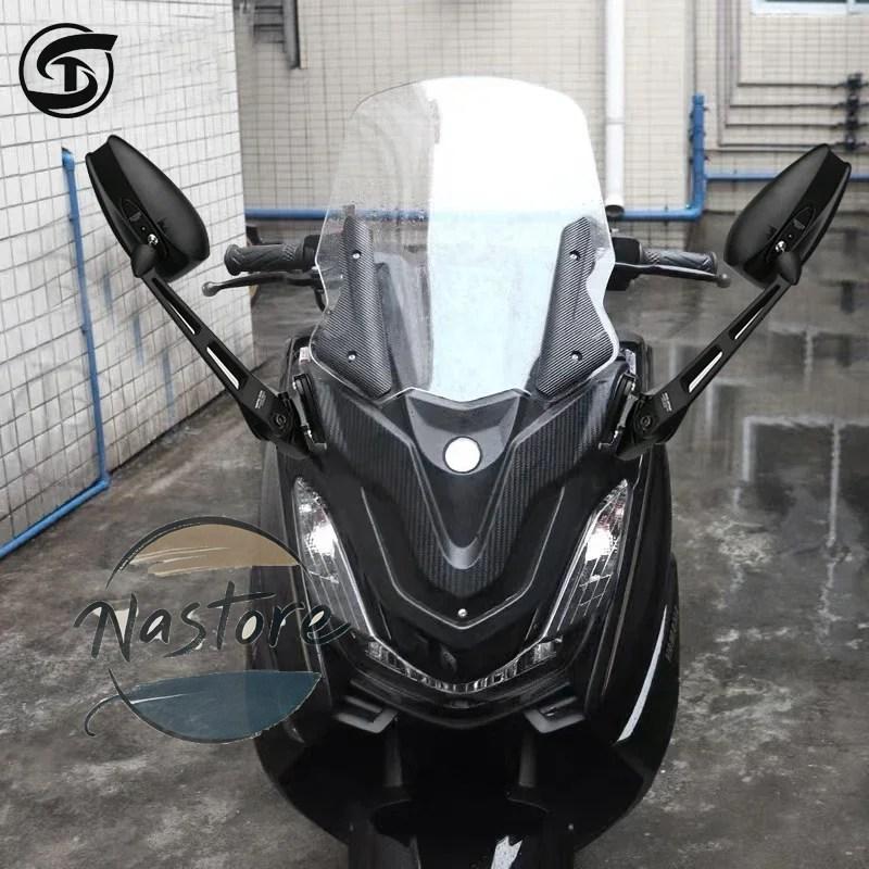 並行輸入品 ヤマハ バイク カスタム 部品 カスタムパーツ アクセサリー nmax155 nmax125 nmax150 125 2020-2024 風防バックミラー一体型の画像