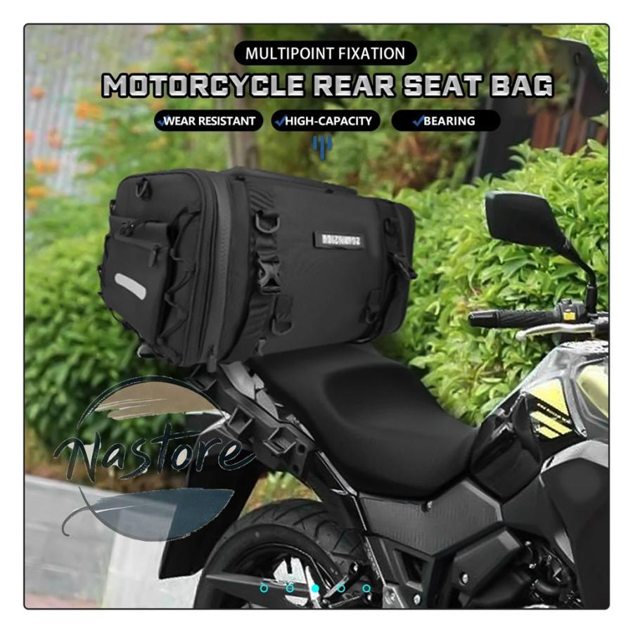 並行輸入品 バイク カスタム リア バッグ 40l -60l 防水 pvc テール