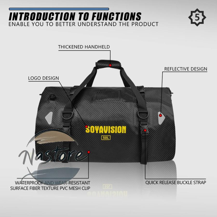 並行輸入品 バイク リア 20l 50l 70l 100l 40l 66l 防水テールバッグ