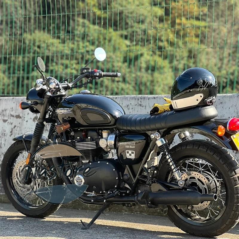 並行輸入品 バイク 640mm 汎 ヴィンテージ シート ハンドワーク