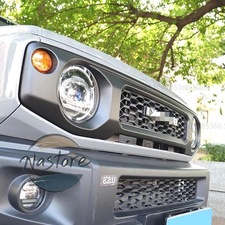 ディスカバリー3 フロントグリル ハニカムメッシュ　グレー、シルバー 並行輸入品 スズキ suzuki フロント ジムニー jb64 jb74 2019-24