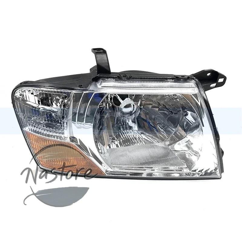 【並行輸入品】フロント ヘッド ヘッドライト ライト 三菱 パジェロv73 2001-2006 バンパーライトランプランプライト 部品 カスタムパーツ アクセサリー