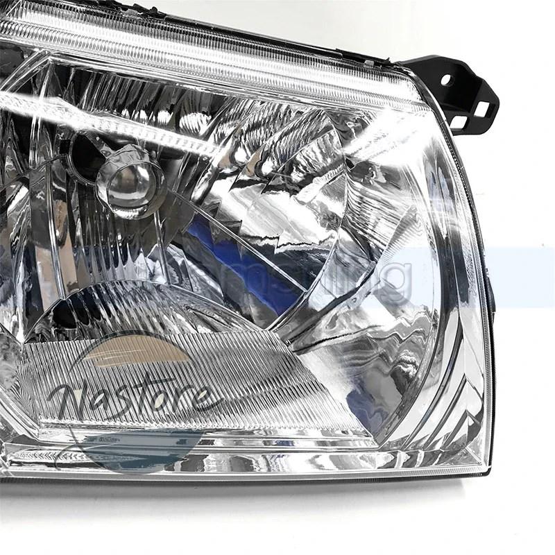 【並行輸入品】フロント ヘッド ヘッドライト ライト 三菱 パジェロv73 2001-2006 バンパーライトランプランプライト 部品 カスタムパーツ アクセサリー