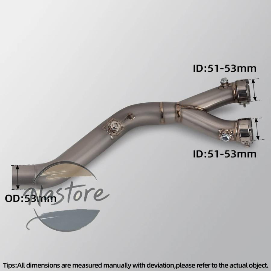 並行輸入品 ヤマハ バイク 部品 カスタムパーツ アクセサリー r1m mt10 2015-2024 スリップオン 排気口 レーシングライン チタン合金の画像