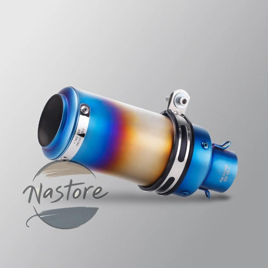 並行輸入品 r3 バイク マフラー 51mm/60mm レーシング sc排気プロジェクトパイプ gy6 r1 gsxr125 fz6 mt07 z125 z250 カスタムパーツ 部品 アクセサリー_13