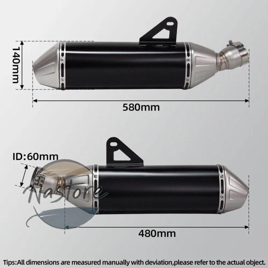 並行輸入品 バイク マフラー カスタム 部品 カスタムパーツ アクセサリー kove 800x 800 enture rally pro ステンレススリップオンラインの画像
