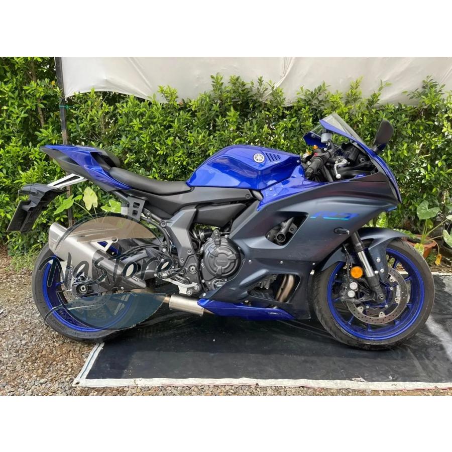 並行輸入品 ヤマハ バイク カバー キット マフラー カスタム yzf-r7 エキゾースト ステンレス カーボン 51mmインターフェース スリップオンサイレンサー_4