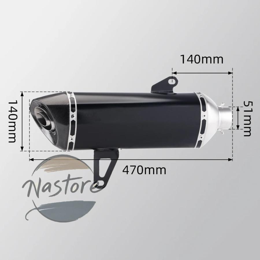 並行輸入品 バイク フロント マフラー 部品 カスタムパーツ アクセサリー xmax300 フル スタイルパイプ排気パイプ 2015-2023_9