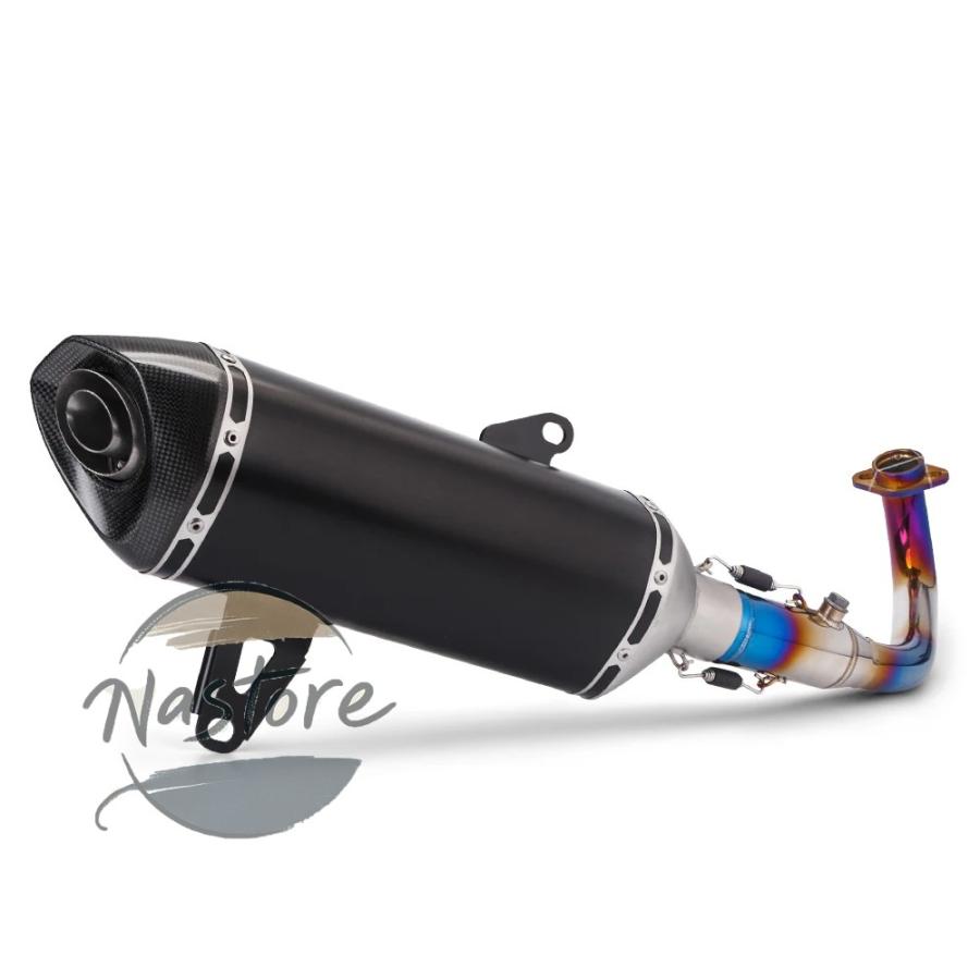 並行輸入品 バイク フロント マフラー 部品 カスタムパーツ アクセサリー xmax300 フル スタイルパイプ排気パイプ 2015-2023_13