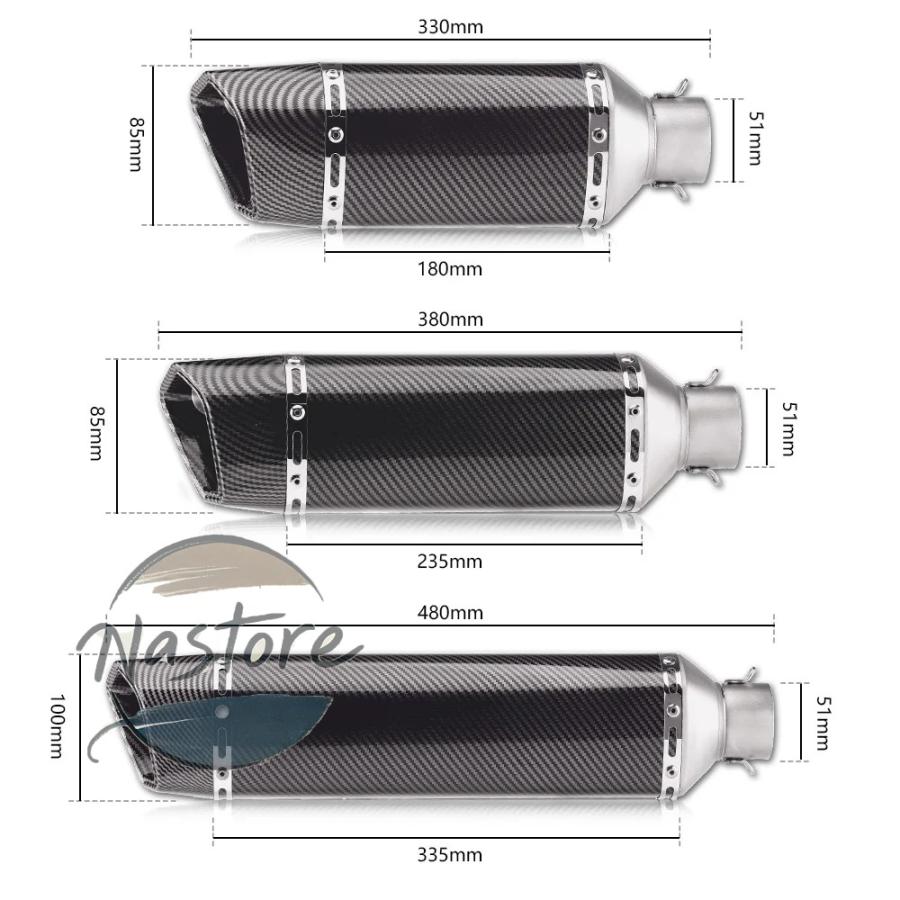 並行輸入品 s1000rr バイク マフラー カスタムパーツ カスタム 36-51mm モトクロスパイプ エスケープ モト プロジェクト z900 r6 fz6 カスタムパーツ 部品の画像
