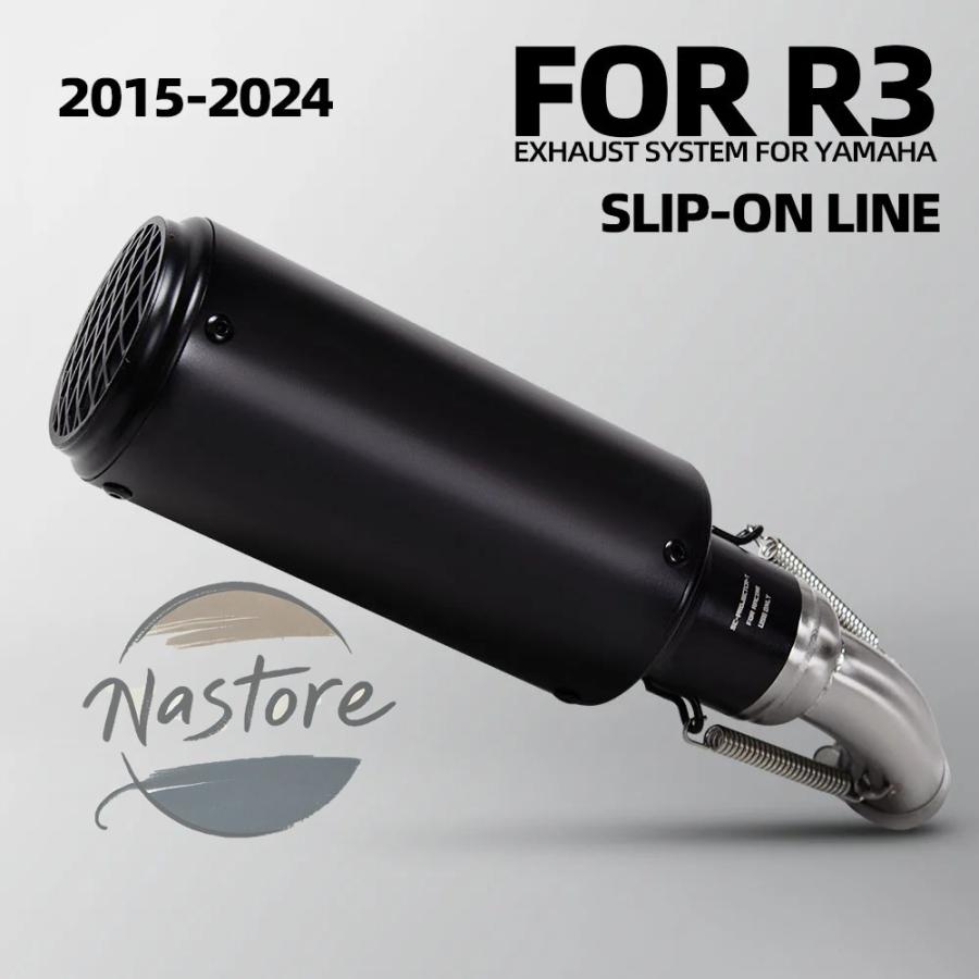 並行輸入品 r3 ヤマハ バイク リップ マフラー エキゾースト yzf r25