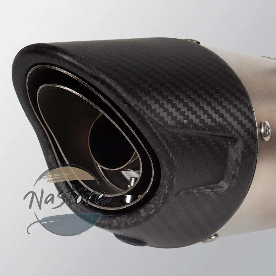 並行輸入品 バイク マフラー zer racing エキゾースト スリップオン street triple 765 2017-2023 エキゾーストパイプ エスケープリンクパイプ 部品_4