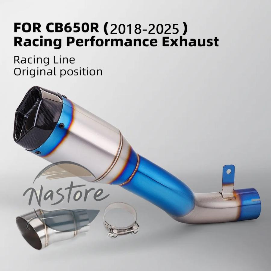 並行輸入品 ホンダ honda バイク マフラー 部品 カスタムパーツ アクセサリー cb650r cbr650 レーシングパフォーマンス レーシングライン スリップオン 品番_2