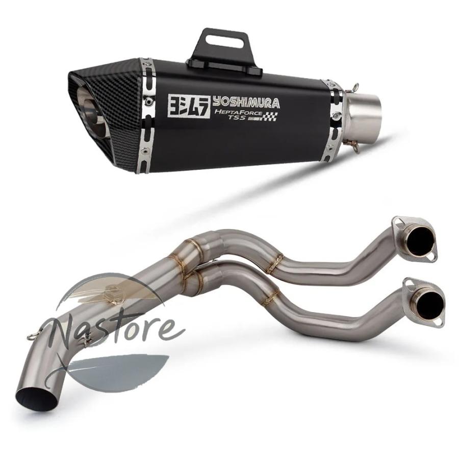 バイクの排気ガス ステンレス製バイク用マフラー サイレンサー