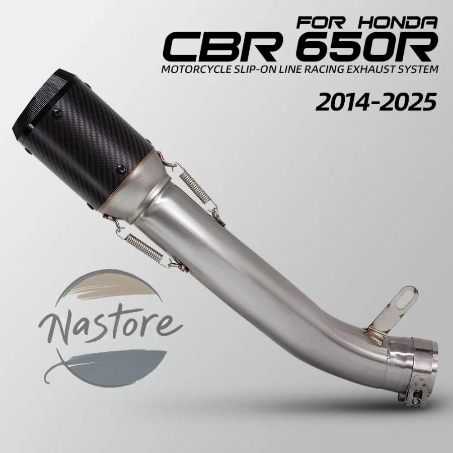 並行輸入品 バイク キット マフラー 部品 カスタムパーツ アクセサリー スーパーレーシング gp-1 スリップオン cbr650r cb650r cbr650f cb650f 2014-2024の画像