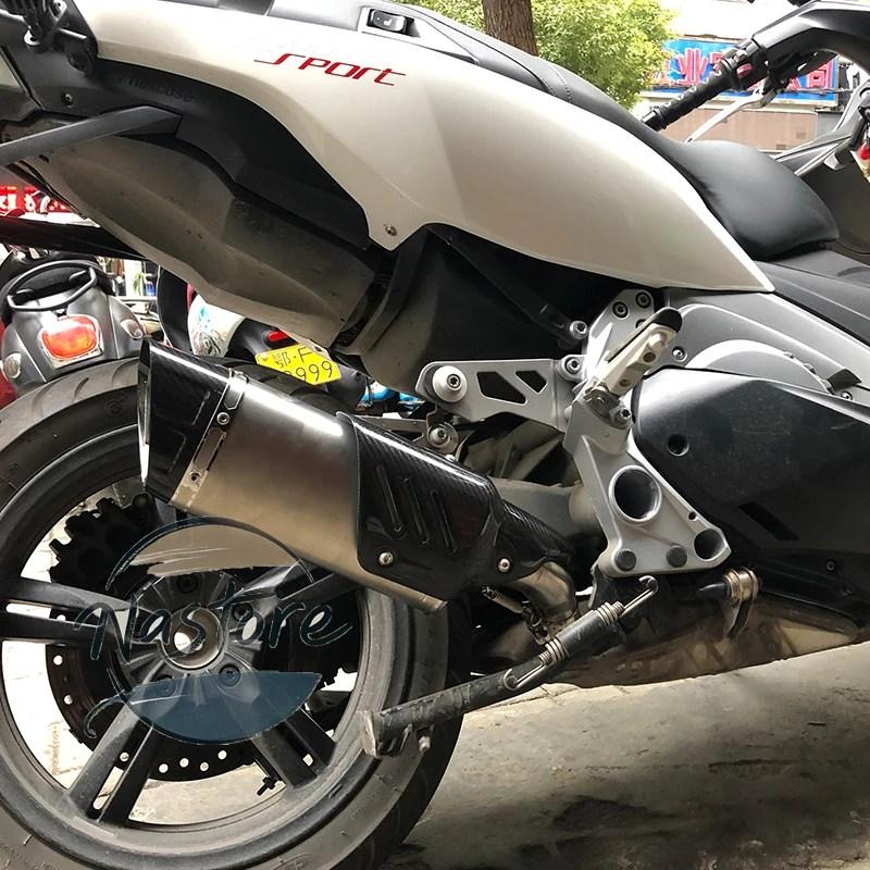 並行輸入品 BMW バイク マフラー 部品 カスタムパーツ アクセサリー 排気ミドルセクション接続51mmスリップオンミドルリンクパイプ c600スポーツc650 gt_4