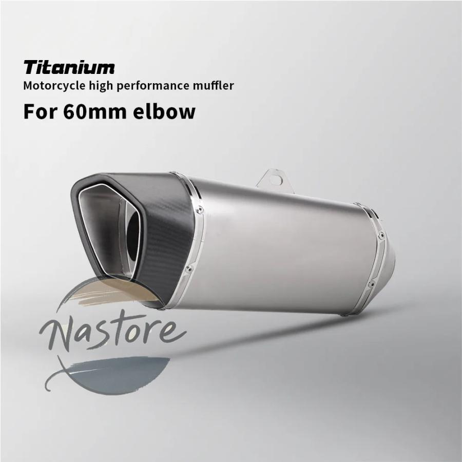 並行輸入品 バイク マフラー 部品 カスタムパーツ アクセサリー 汎 排気カーボン チップパイプ 60mm z400 sv650 450sr crf1100 nmax z125 versys650 cbr150r_5