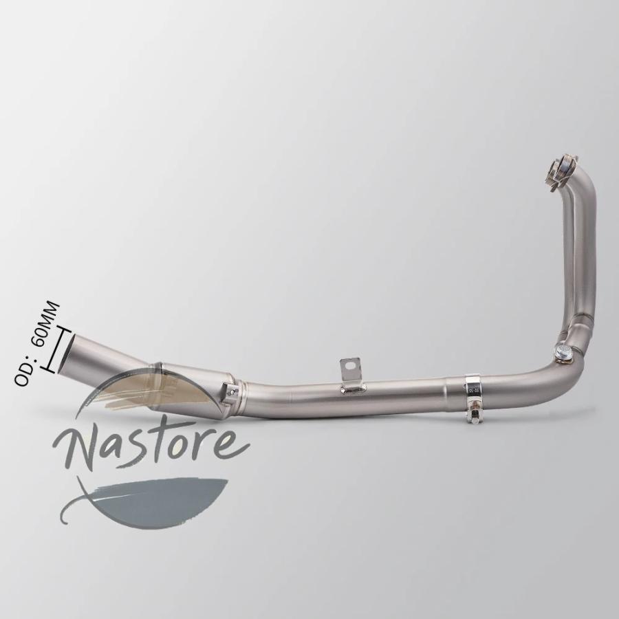 並行輸入品 バイク フロント チタンエキゾーストサイレンサー リンクパイプ スリップオン kove 800x アドベンチャー ラリープロ 2023_6